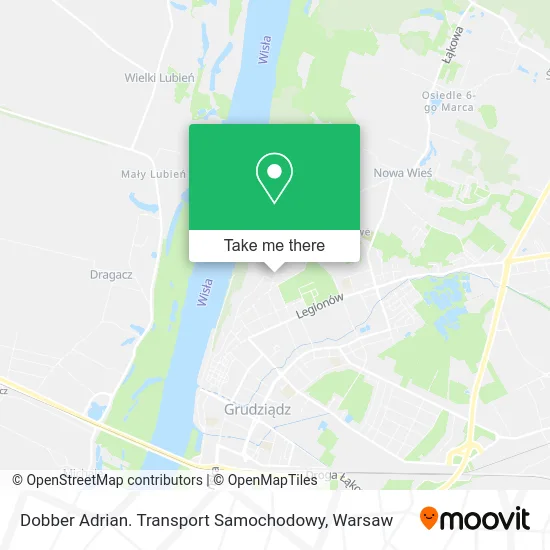 Карта Dobber Adrian. Transport Samochodowy