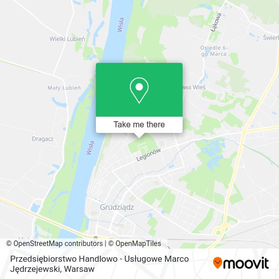 Przedsiębiorstwo Handlowo - Usługowe Marco Jędrzejewski map