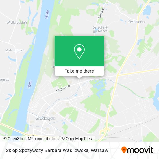 Sklep Spozywczy Barbara Wasilewska map