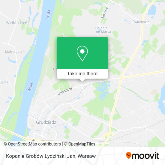 Kopanie Grobów Łydziński Jan map