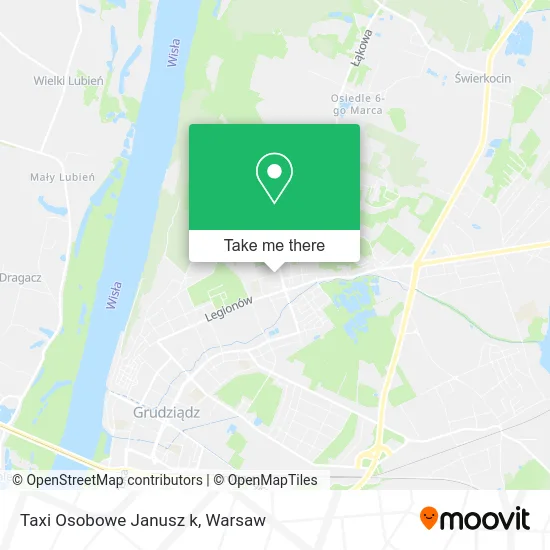 Taxi Osobowe Janusz k map