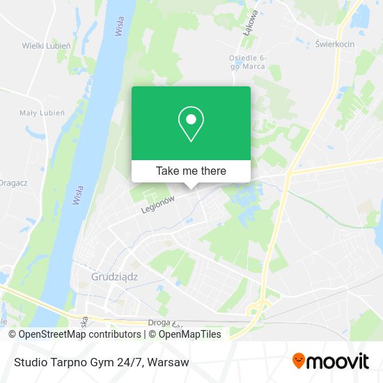 Studio Tarpno Gym 24/7 map