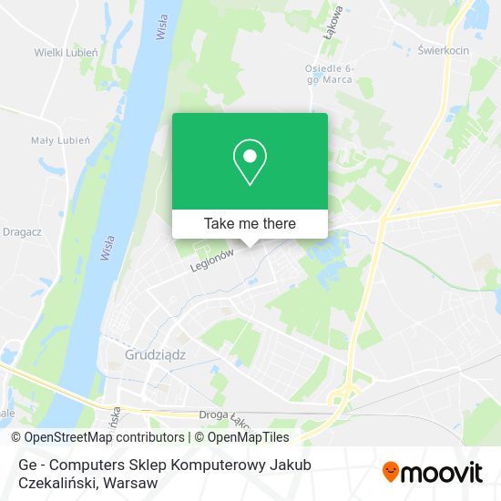 Ge - Computers Sklep Komputerowy Jakub Czekaliński map