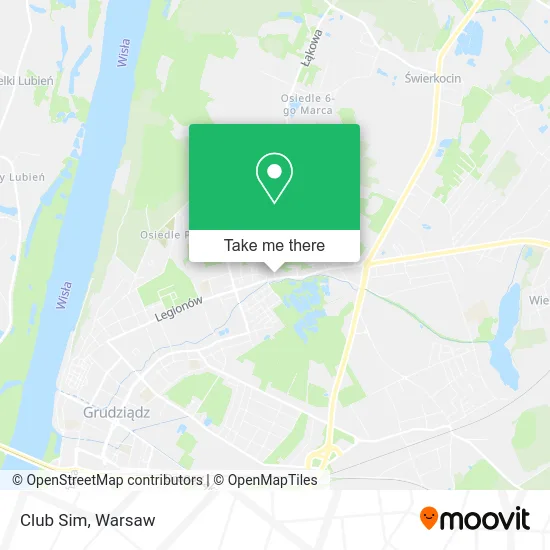 Карта Club Sim
