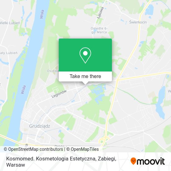 Kosmomed. Kosmetologia Estetyczna, Zabiegi map