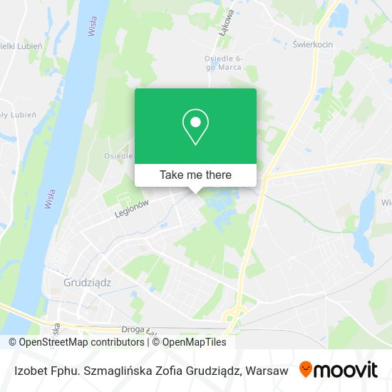 Izobet Fphu. Szmaglińska Zofia Grudziądz map