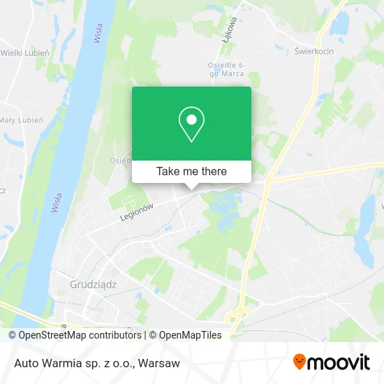 Карта Auto Warmia sp. z o.o.