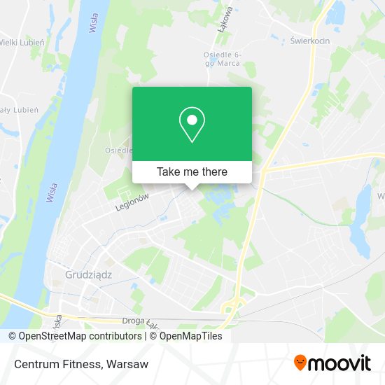 Centrum Fitness map