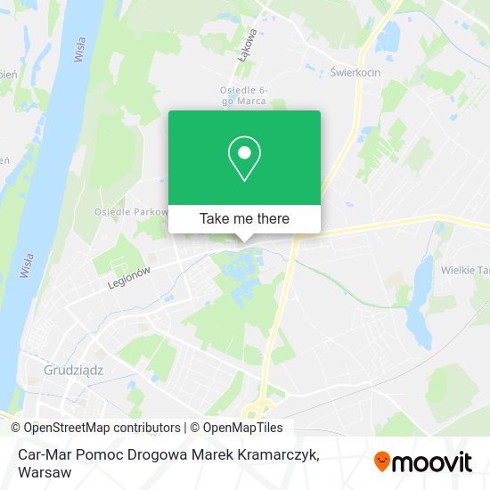 Car-Mar Pomoc Drogowa Marek Kramarczyk map