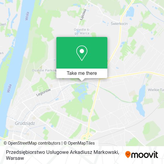 Przedsiębiorstwo Usługowe Arkadiusz Markowski map