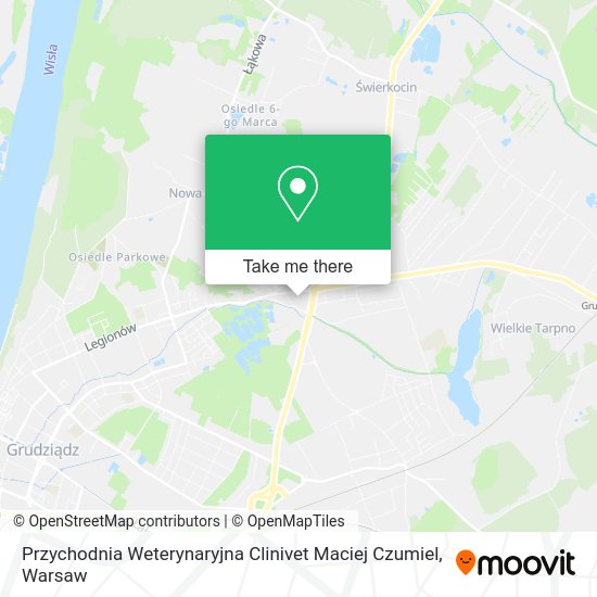 Przychodnia Weterynaryjna Clinivet Maciej Czumiel map