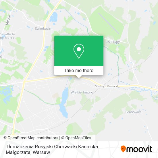 Tłumaczenia Rosyjski Chorwacki Kaniecka Małgorzata map