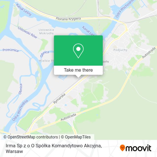 Irma Sp z o O Spółka Komandytowo Akcyjna map