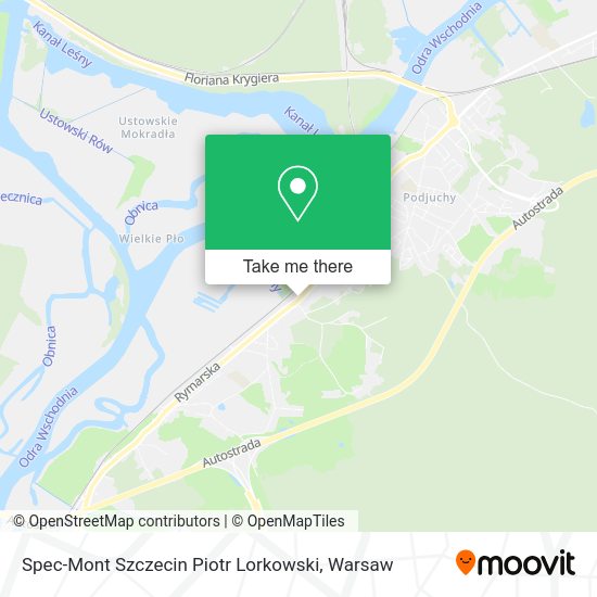 Spec-Mont Szczecin Piotr Lorkowski map