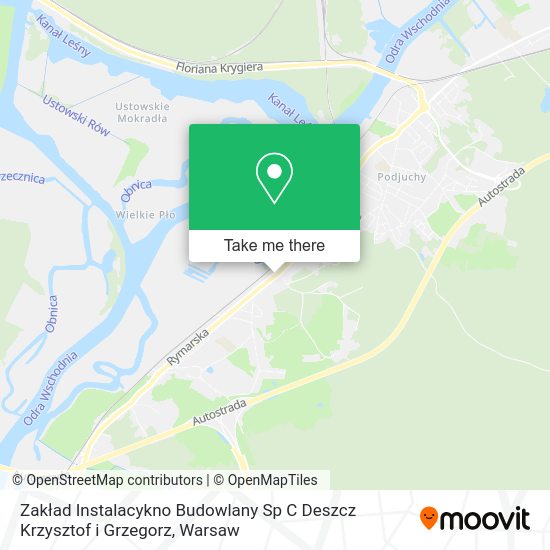 Zakład Instalacykno Budowlany Sp C Deszcz Krzysztof i Grzegorz map