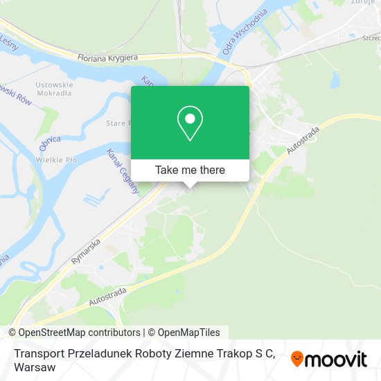 Карта Transport Przeladunek Roboty Ziemne Trakop S C