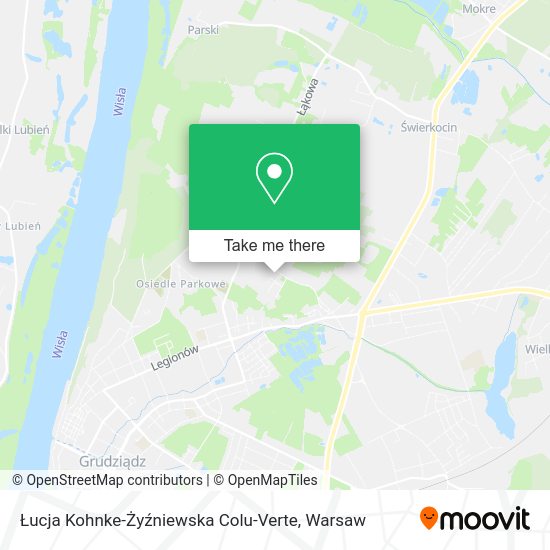 Łucja Kohnke-Żyźniewska Colu-Verte map