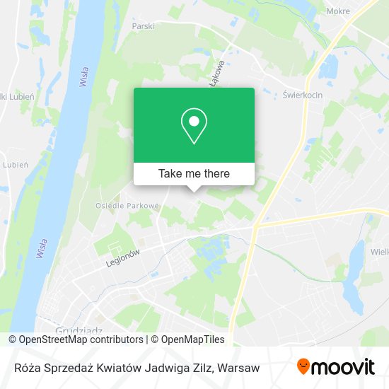 Róża Sprzedaż Kwiatów Jadwiga Zilz map