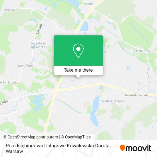 Przedsiębiorstwo Usługowe Kowalewska Dorota map