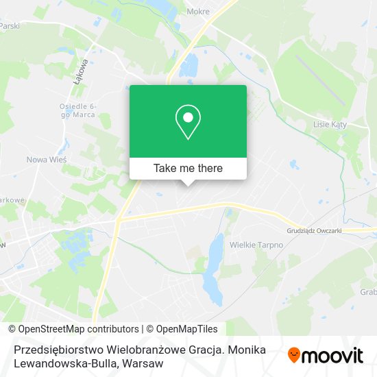 Przedsiębiorstwo Wielobranżowe Gracja. Monika Lewandowska-Bulla map