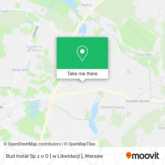 Bud Instal Sp z o O [ w Likwidacji ] map