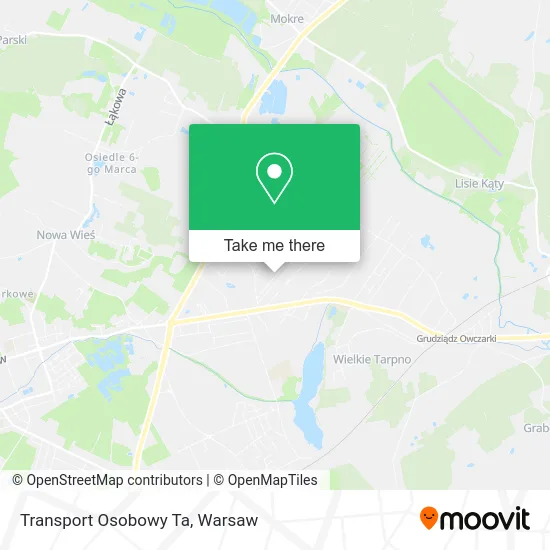 Карта Transport Osobowy Ta