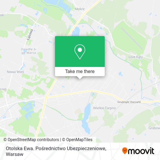 Otolska Ewa. Pośrednictwo Ubezpieczeniowe map