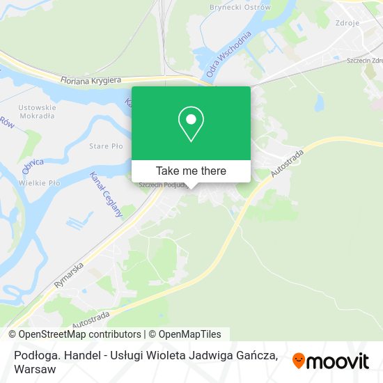 Podłoga. Handel - Usługi Wioleta Jadwiga Gańcza map