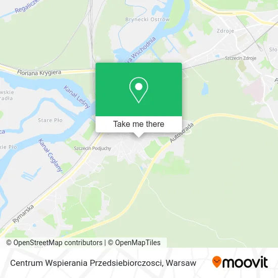 Карта Centrum Wspierania Przedsiebiorczosci