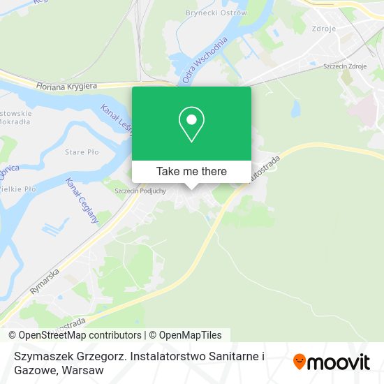 Szymaszek Grzegorz. Instalatorstwo Sanitarne i Gazowe map