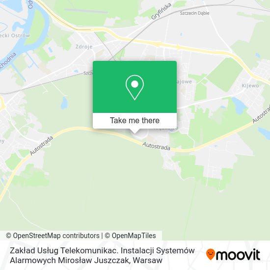 Zakład Usług Telekomunikac. Instalacji Systemów Alarmowych Mirosław Juszczak map