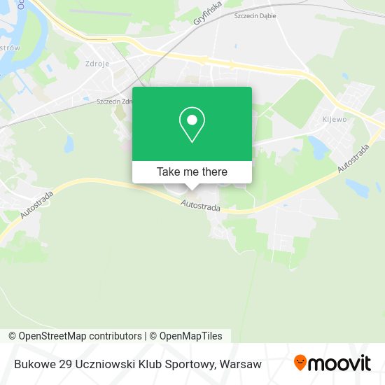 Bukowe 29 Uczniowski Klub Sportowy map