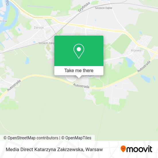 Media Direct Katarzyna Zakrzewska map