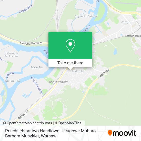 Przedsiębiorstwo Handlowo Usługowe Mubaro Barbara Muszkiet map