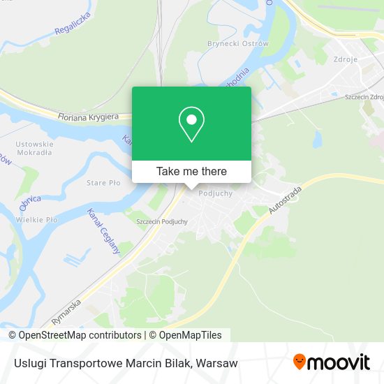 Uslugi Transportowe Marcin Bilak map