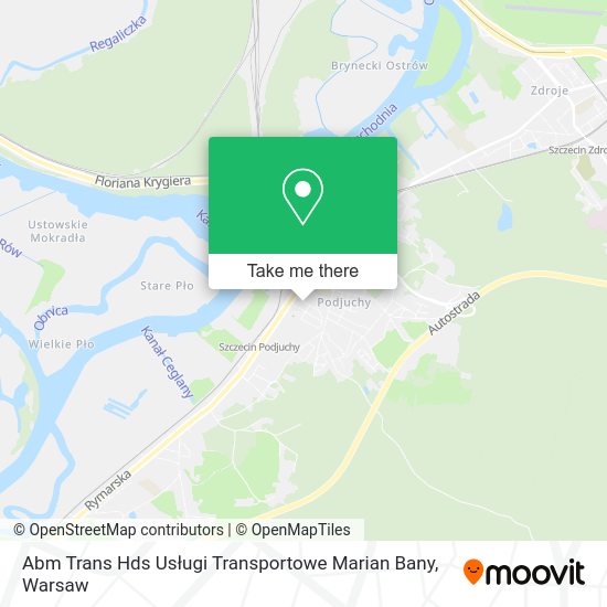 Abm Trans Hds Usługi Transportowe Marian Bany map