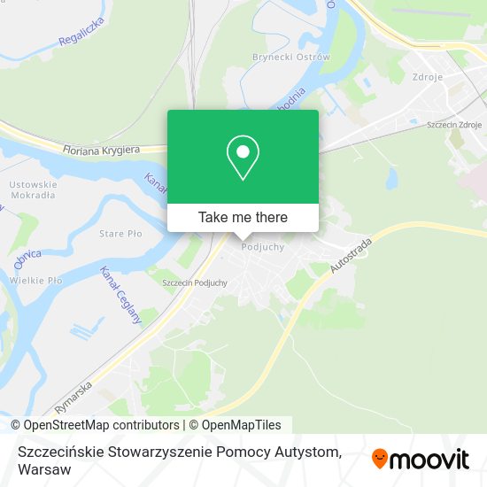 Szczecińskie Stowarzyszenie Pomocy Autystom map