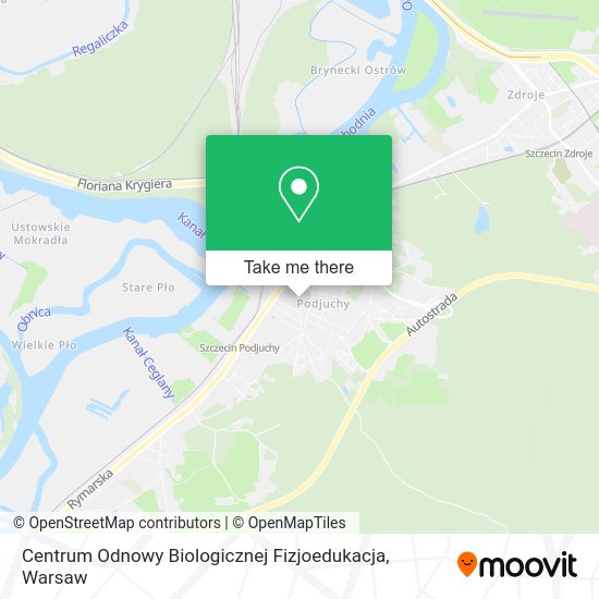 Centrum Odnowy Biologicznej Fizjoedukacja map