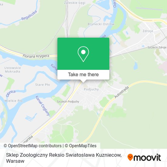 Sklep Zoologiczny Reksio Swiatoslawa Kuzniecow map