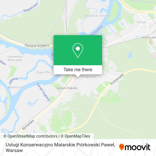 Usługi Konserwacyjno Malarskie Piórkowski Paweł map