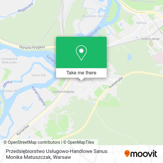 Przedsiębiorstwo Usługowo-Handlowe Sanus Monika Matuszczak map