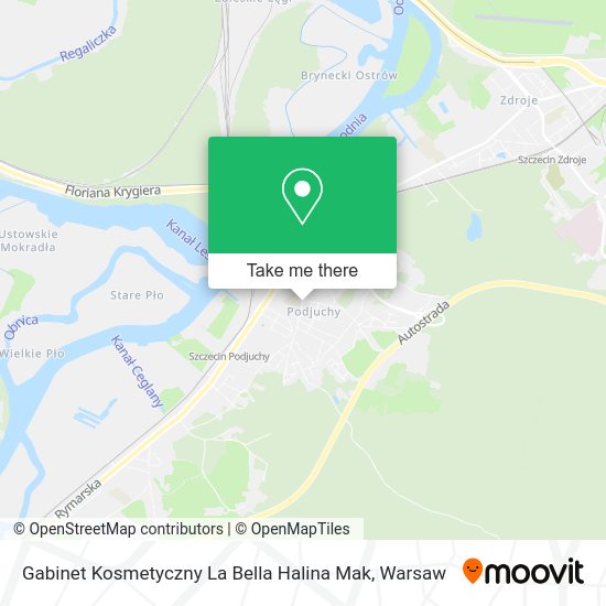 Gabinet Kosmetyczny La Bella Halina Mak map