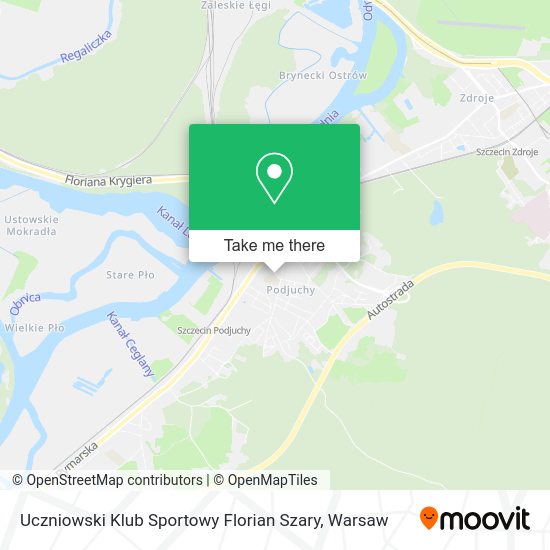 Uczniowski Klub Sportowy Florian Szary map