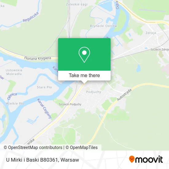 Карта U Mirki i Baski B80361