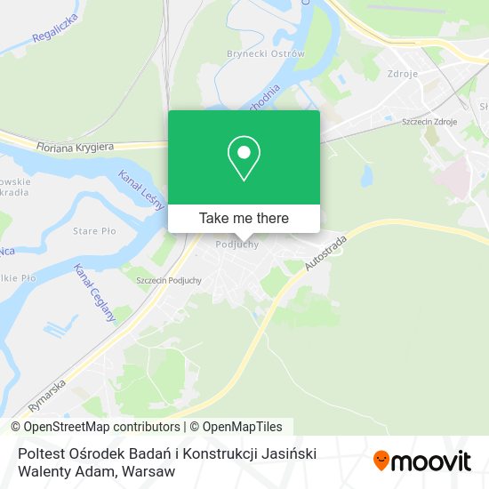 Poltest Ośrodek Badań i Konstrukcji Jasiński Walenty Adam map