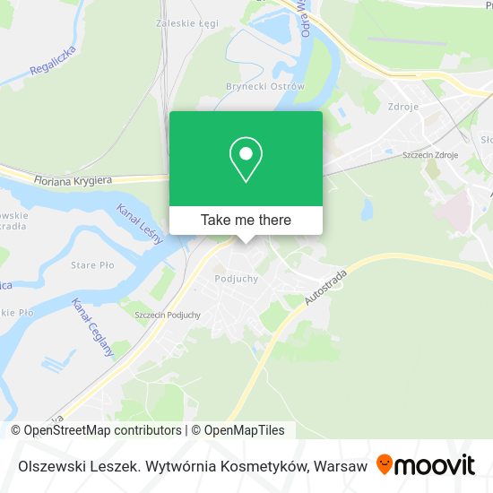 Olszewski Leszek. Wytwórnia Kosmetyków map