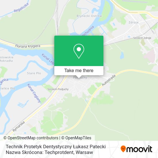 Technik Protetyk Dentystyczny Łukasz Patecki Nazwa Skrócona: Techprotdent map