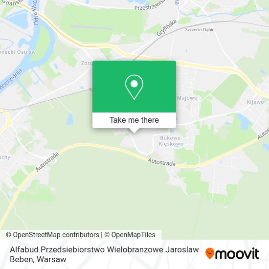 Alfabud Przedsiebiorstwo Wielobranzowe Jaroslaw Beben map