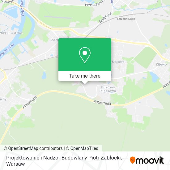 Projektowanie i Nadzór Budowlany Piotr Zabłocki map