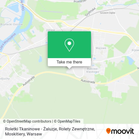 Карта Roletki Tkaninowe - Żaluzje, Rolety Zewnętrzne, Moskitiery